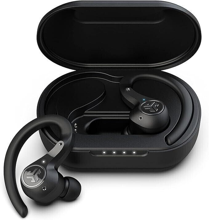 JLab Epic Air Sport ANC In Ear True Wireless Earbuds Bluetooth Black Noise Cancel