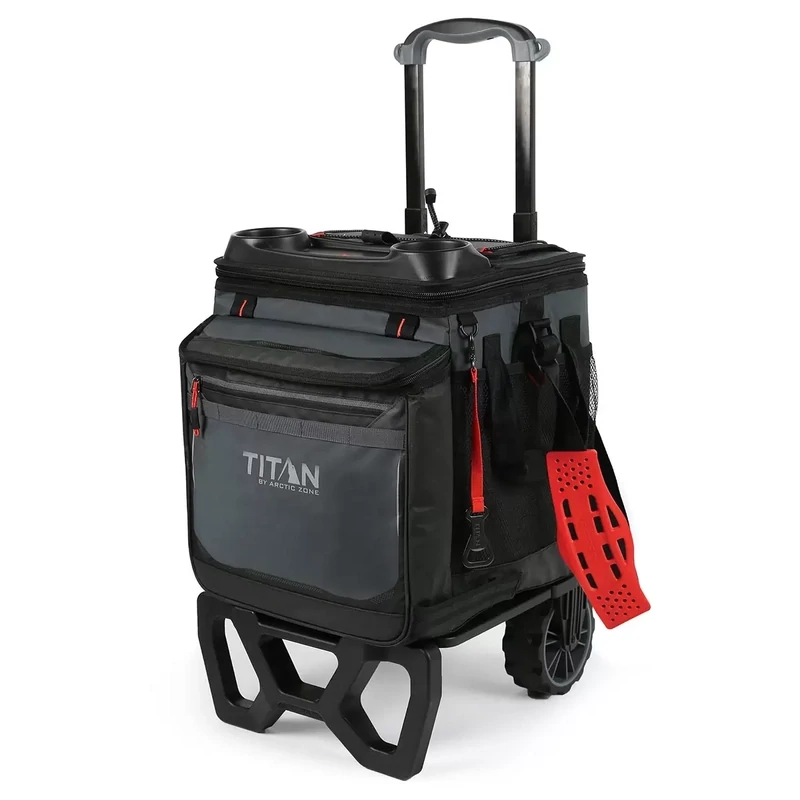 Titan 22.5 Litre (23.7 US Quart) 60 Can Cooler with All Terrain Cart