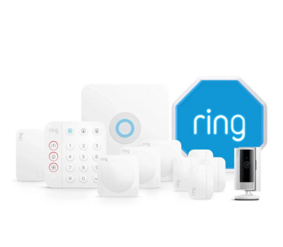 ​Ring 12pc Alarm Starter Kit Including Outdoor Siren with Indoor Camera