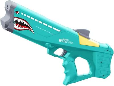 Suprills Electric Water Guns Toy for Kids and Adults, Electric Water Gun with 600ML Capacity, Electric Pistol Guns 35ft Long Range, Water Blaster Summer Beach Pool Garden Toys for Outdoor Fun Water