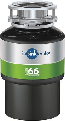 InSinkerator 77971H Model 66 Food Waste Disposal Unit with Air Switch, Black