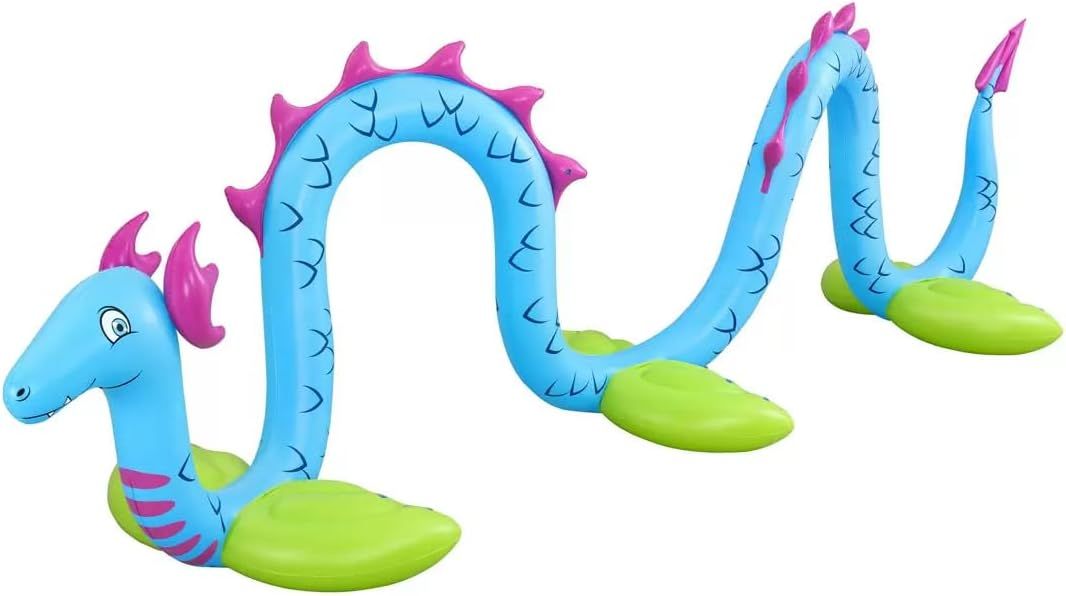 H20GO! 20ft (6.1m) Giant Sea Serpent Kids Inflatable Sprinkler