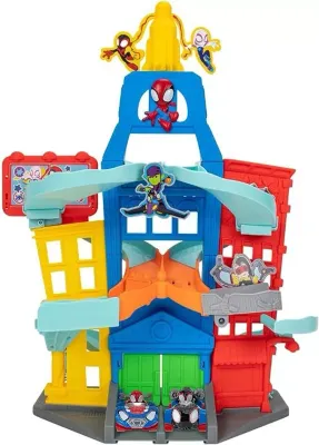 Marvel&#39;s Spidey and his Amazing Friends SNF0240 24” Tall Amazing Metals City