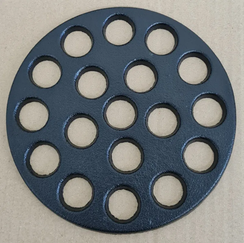 Kamado Fire Bottom Charcoal Grate Cast Iron Round 6.1&quot;, 15.5cm