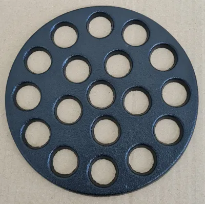 Kamado Fire Bottom Charcoal Grate Cast Iron Round 6.1&quot;, 15.5cm