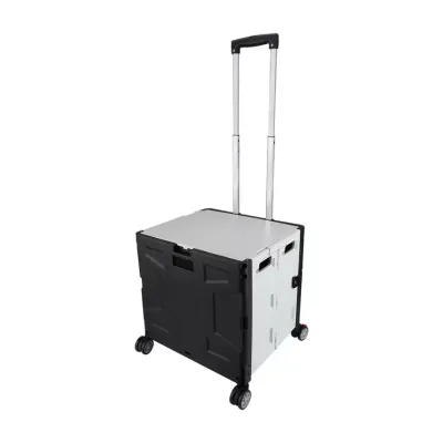 ​Olympia Park-N-Roll Folding Shopping Cart - 75kg Capacity with tyres lock