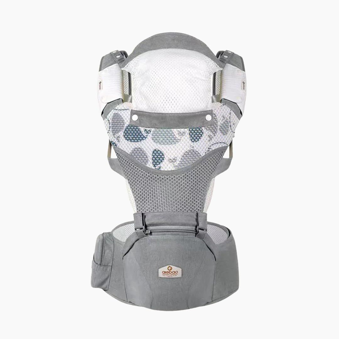 Suprills Baby Carrier 3-in-1 Ergonomic Backpack with Hip Seat &amp; Drool Bibs, Adjustable Strap, Pocket, Comfort Mesh for Baby Girl, Essential Baby Carrier for Newborns 3-36 Months