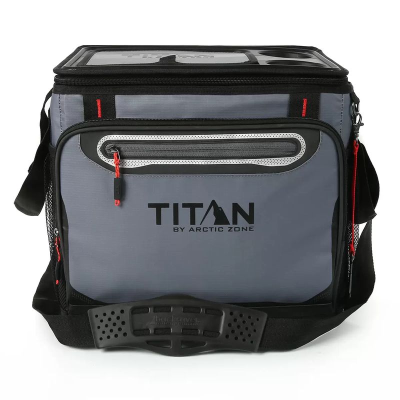 Titan By Arctic Zone 40 Can Collapsible Cooler in Grey