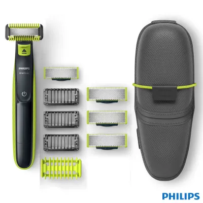 Philips One Blade Face &amp; Body Gift Set with Additional 3x Blade Pack