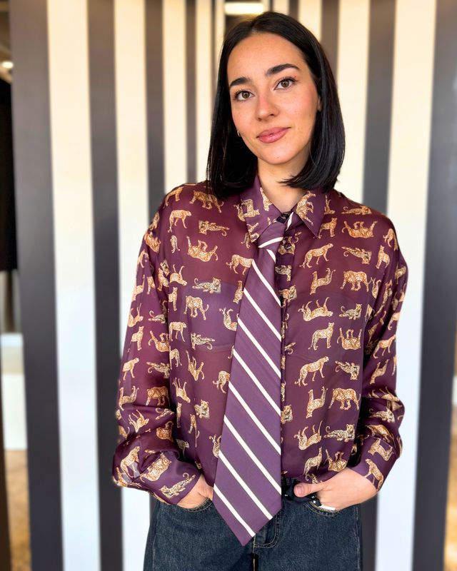 Tensione IN Camicia Fantasia Tigre