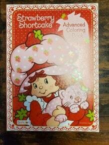 Retro Strawberry Shortcake Advanced Coloring Book 40