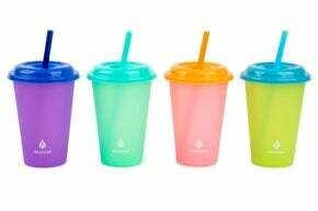 4 Pack Color Changing Tumbler & Straw Set
