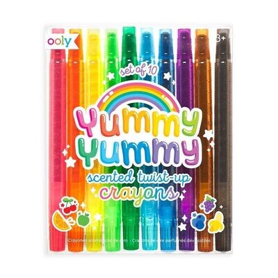 Yummy Yummy 10pc Scented Twist-Up Crayons