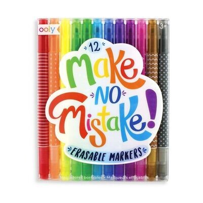 Make No Mistake 12pc Erasable Markers