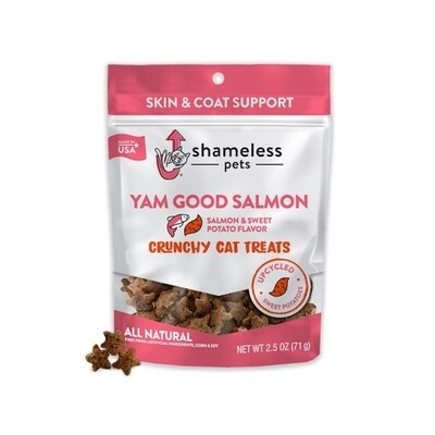 Shameless Yam Good Salmon Crunchy Cat Treats