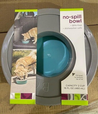 No-Spill Dog Bowl