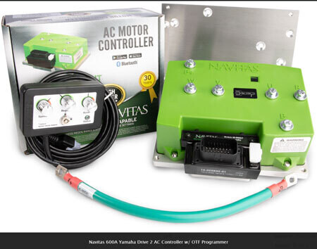 Navitas 600-Amp 48-Volt AC Upgrade Controller Kit - for Yamaha Drive2 & PTV