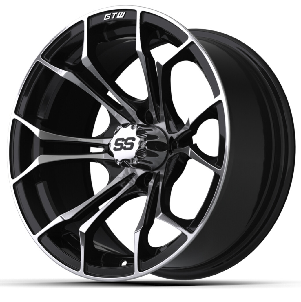 15" GTW Spyder – Black with Silver