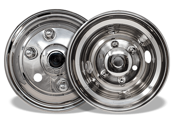 STAINLESS STEEL WHEEL SIMULATORS, FREIGHTLINER MT-45 (See All Buying Options)