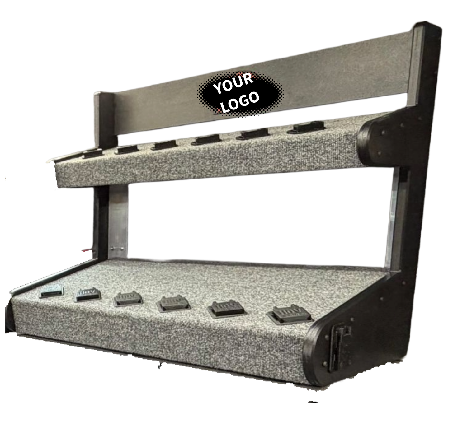 Cordless Tool with Battery Blanks Rack