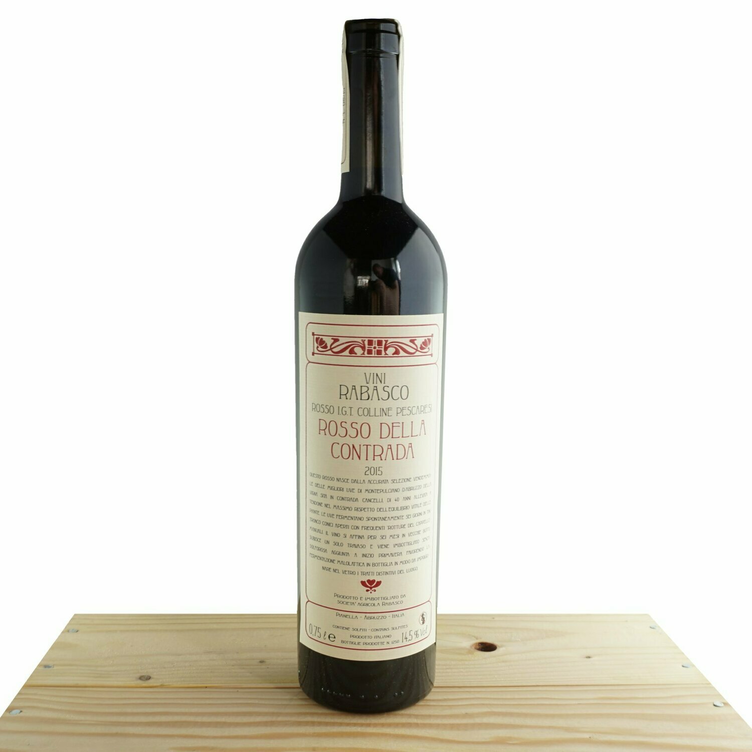 Rosso della Contrada - Montepulciano D'Abruzzo (2015) - Azienda Agricola Rabasco