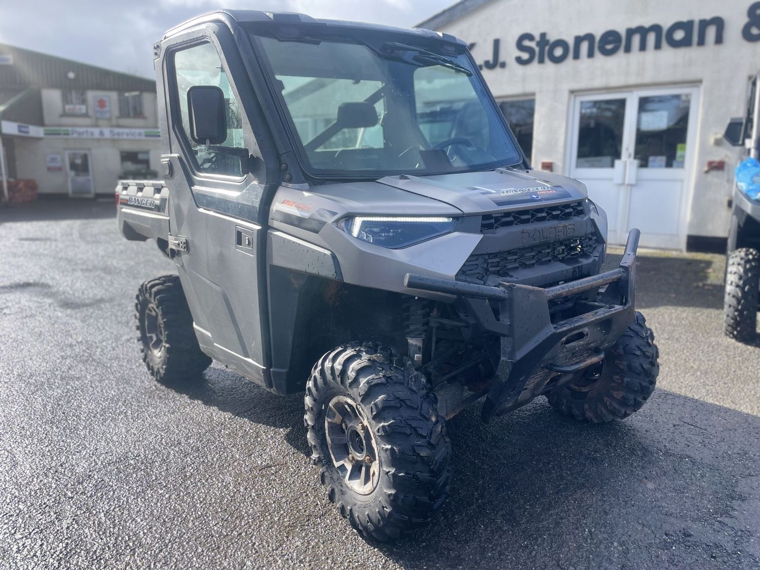 Polaris Ranger Diesel Deluxe, Full cab with heater. £15000 Plus Vat
