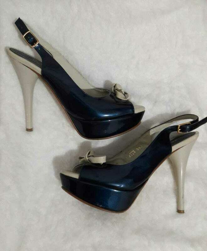 Zapatillas Azul- Beige