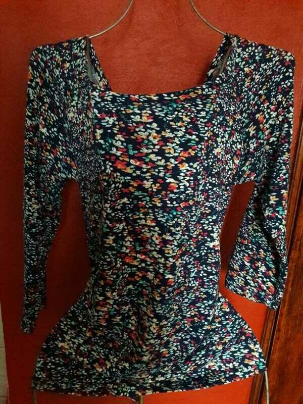 Blusa floreada