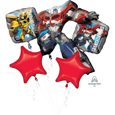 Tranformers Balloon Bouquet