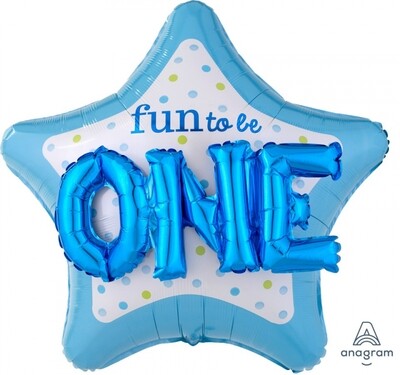 One Star foil balloon