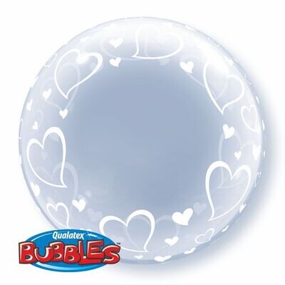 Stylish Hearts Bubble
