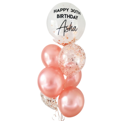 Custom Bubble Balloon Bouquet