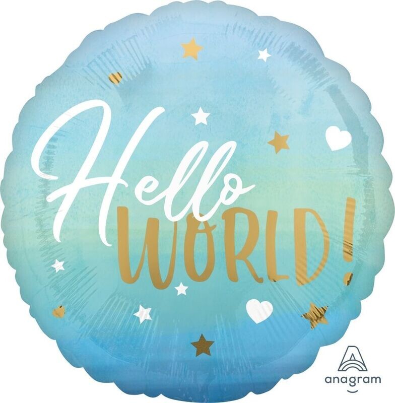 Hello World Blue