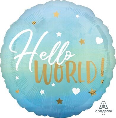 Hello World Blue