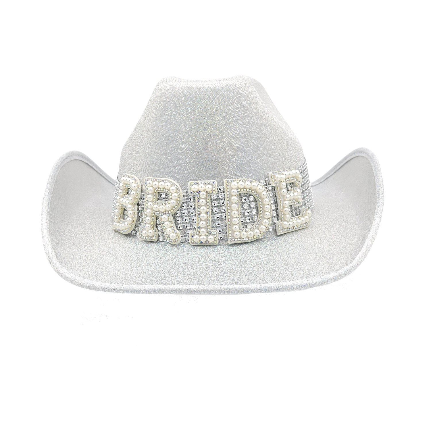 Cowgirl Bride Silver Hat