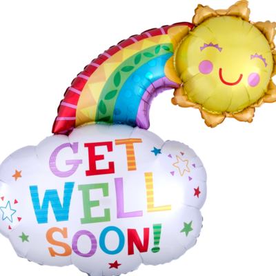 Get Well Soon Happy Rainbow