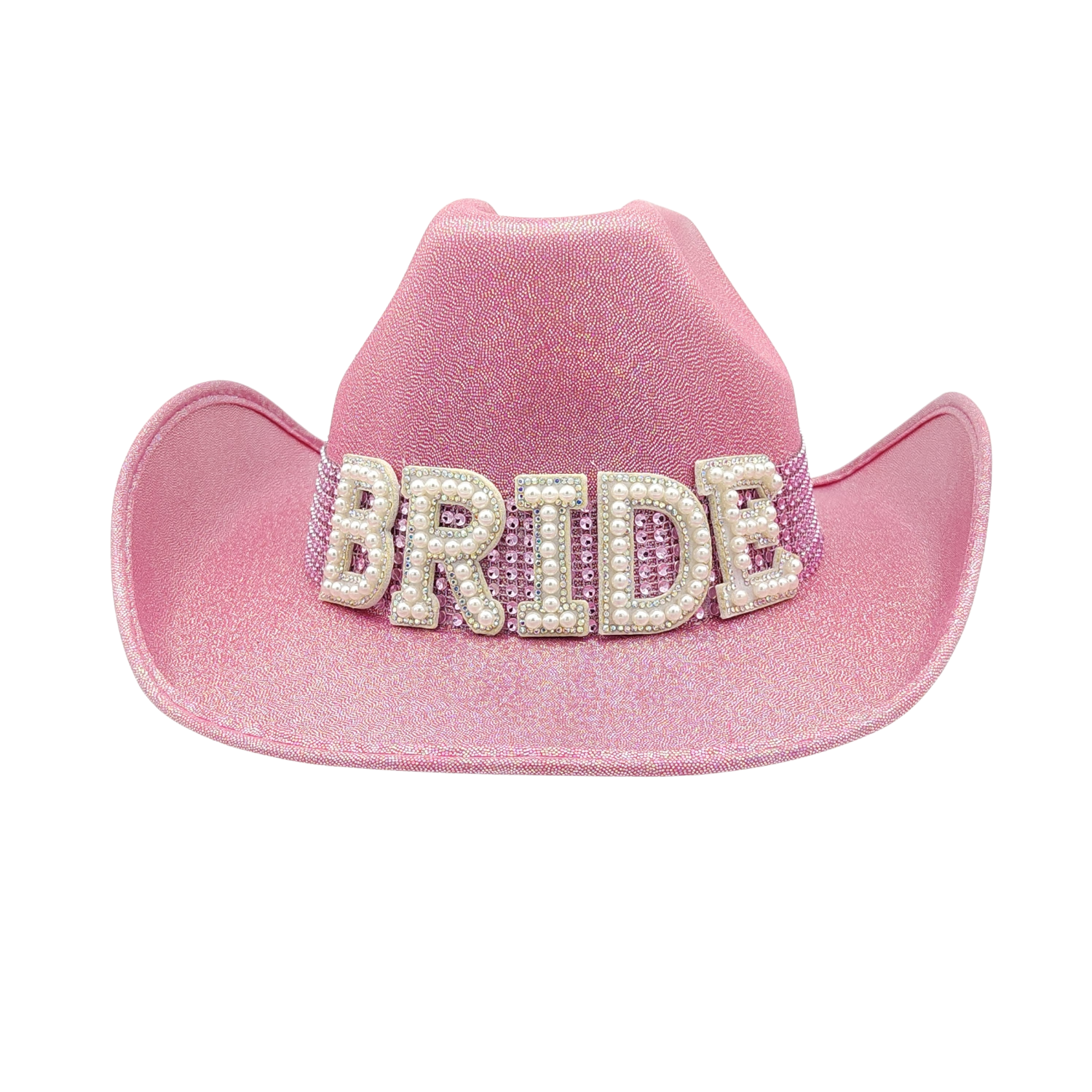 Cowgirl Bride Pink Hat