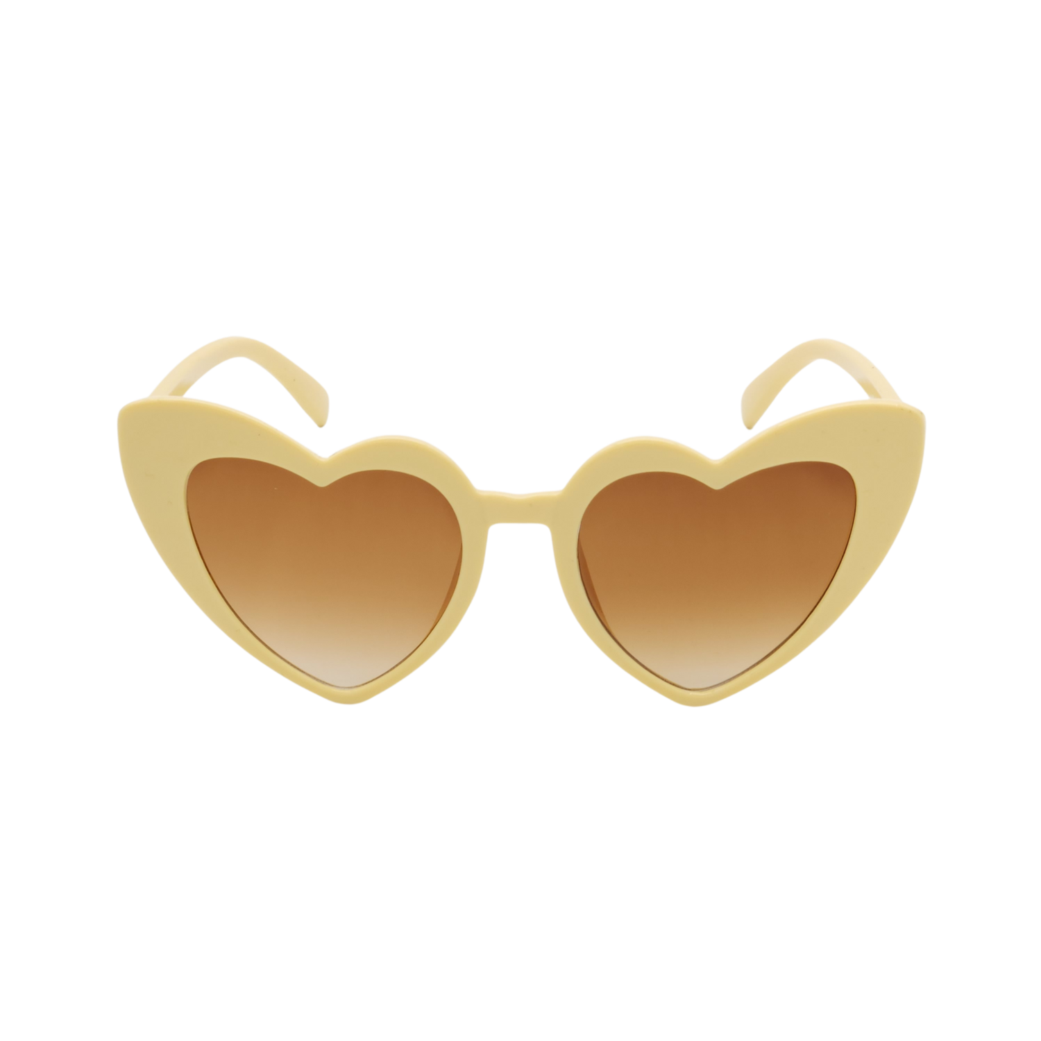 Love Heart Sunglasses - Yellow