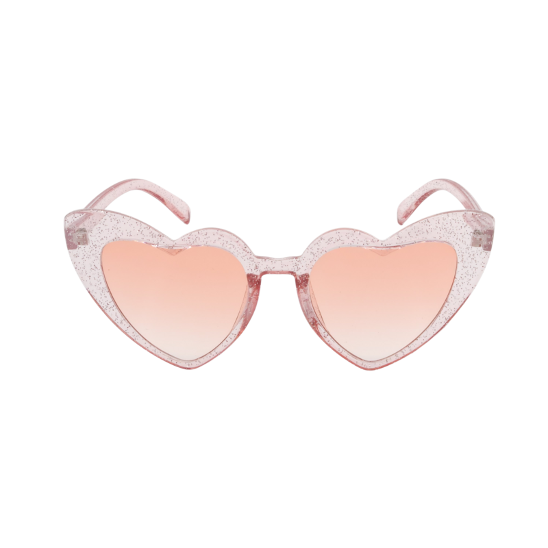 Love Heart Sunglasses - Glitter