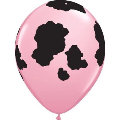 Pink Cow Print