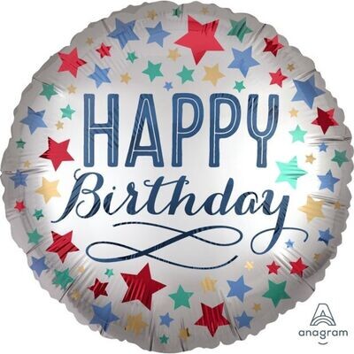 Happy Birthday with Stars