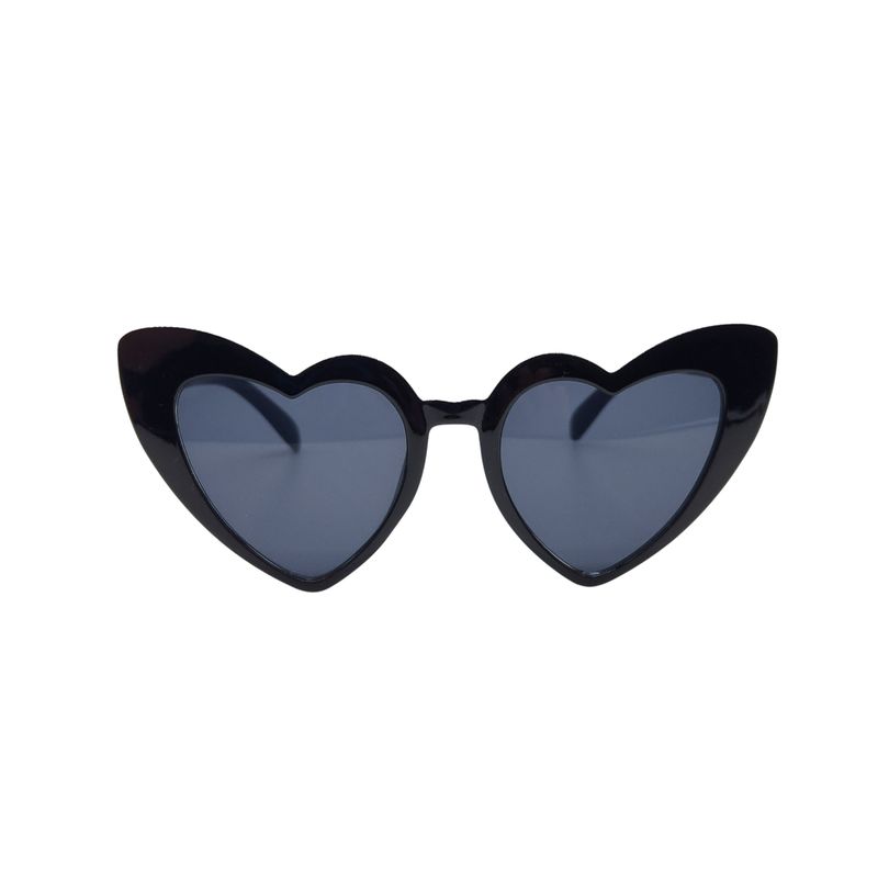 Love Heart Sunglasses - Black