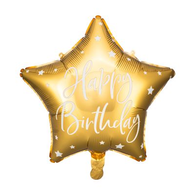 Happy Birthday Star Foil