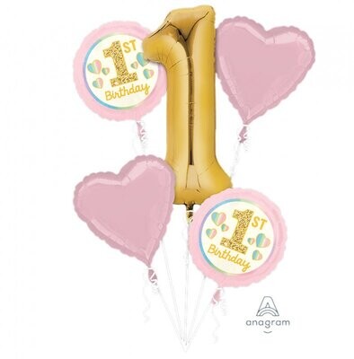 Girl 1st Birthday Bouquet