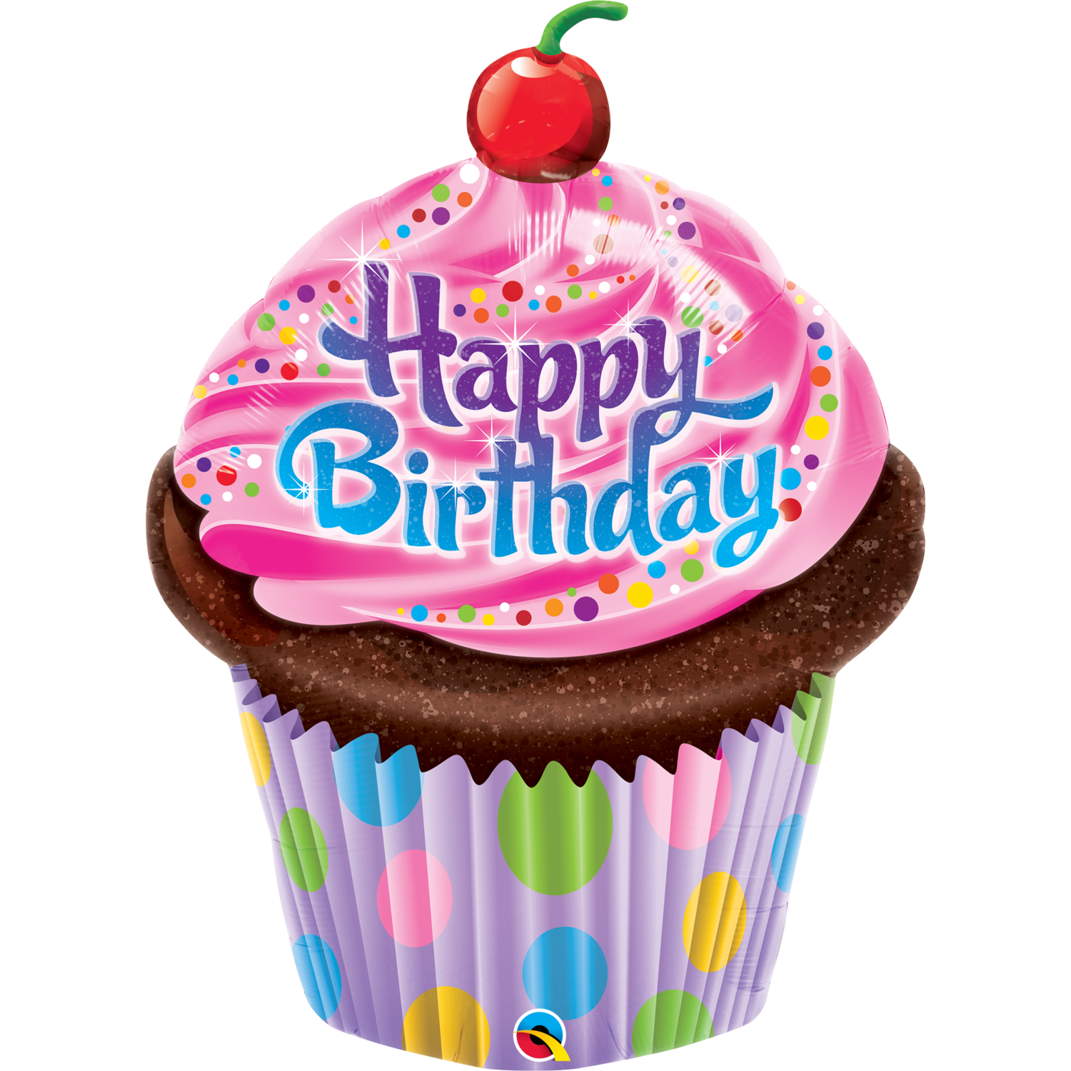 Birthday Frosted Cupcake
