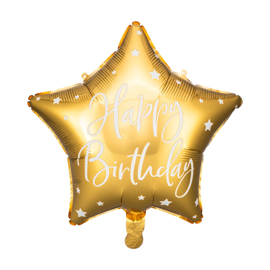 Happy Birthday Star Foil