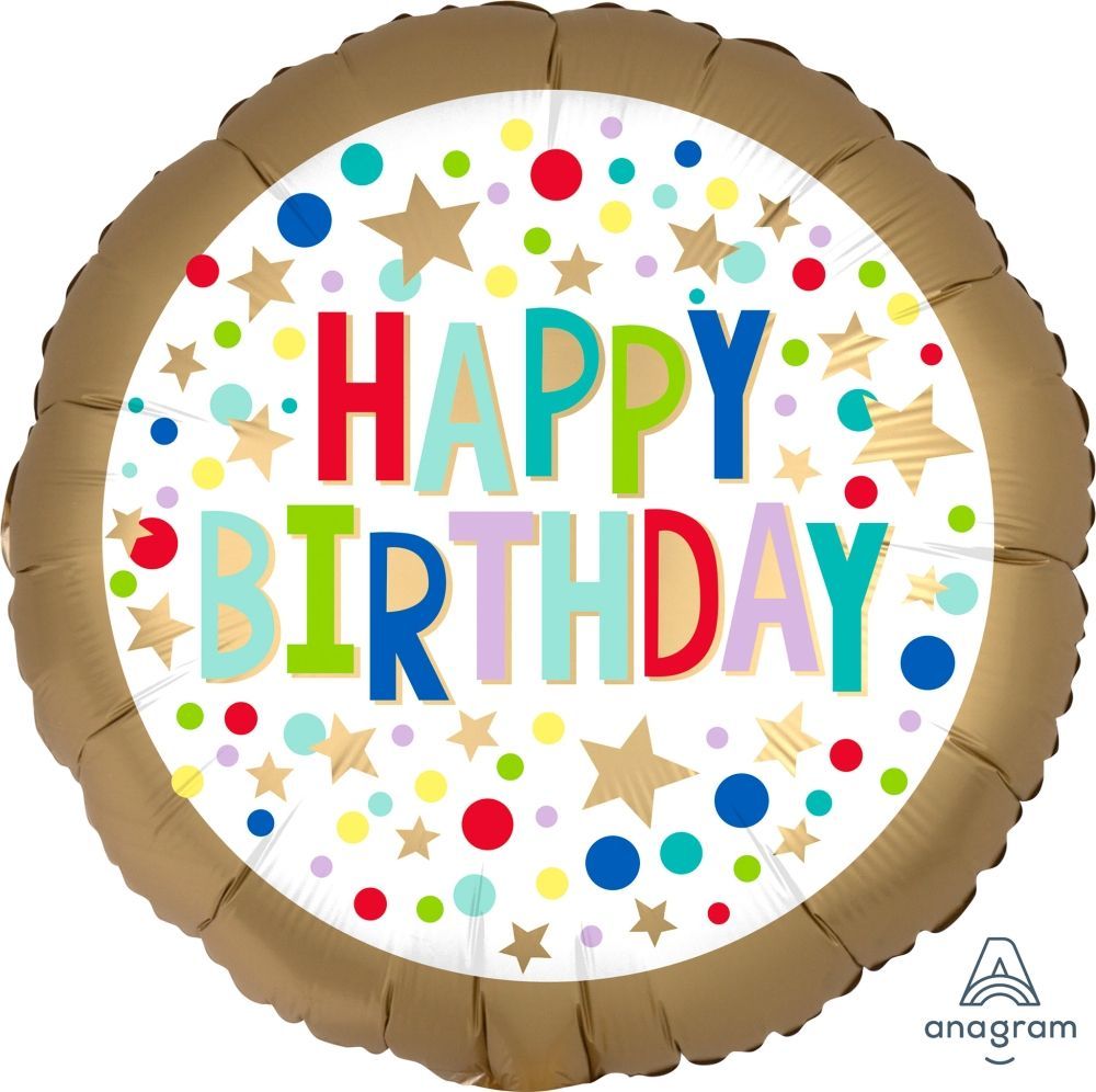 Happy Birthday Marquee Dots