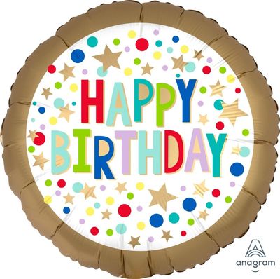 Happy Birthday Marquee Dots