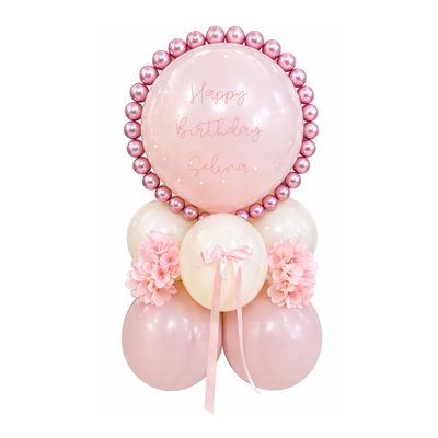 Pearls and Petals Air Filled Arrangment
