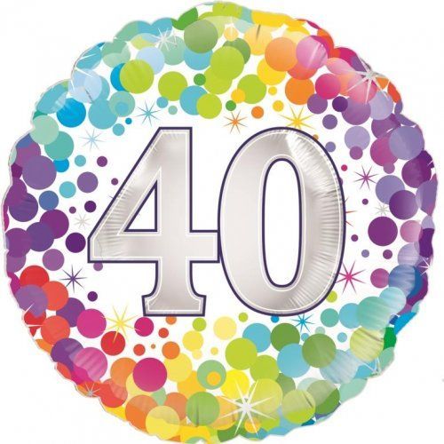 Colourful Confetti 40th